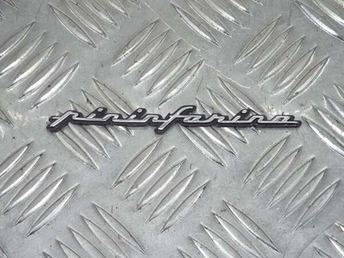 Distintivo pininfarina alfa - distintivo,